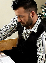 Manuel jacking off his uncut cock