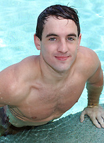 Erik strokes his cock