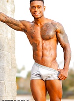 Juicy New Stud Calvin Beckham Shows Off His Favorite Muscle!