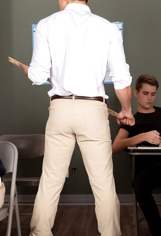 Sexy boys and their gay instructor Dakota Payne suck dicks